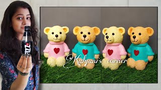 Teddy Bear Craft From Plastic Bottle | Plastic bottle craft ideas/wall putty craft/Best out of waste