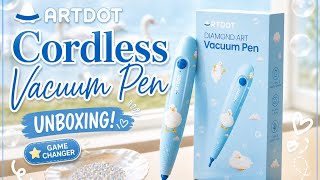 ArtDot Cordless Vacuum Pen UNBOXING ✨ Game-Changer for Diamond Painting?!