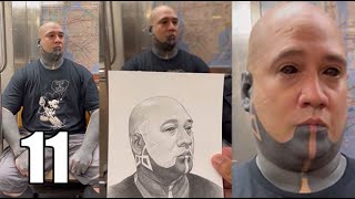 Drawing strangers realistically in NYC and giving it to them!! (INSANE REACTIONS