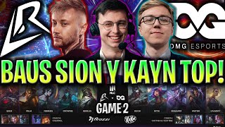 THEBAUS JUEGA SION FULL AD CONTRA KAYN TOP!😱 - LOS RATONES vs DMG Game 2 NLC 2025 Winter Split