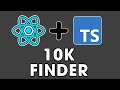 React TypeScript 2023 - 27. 10-K Finder