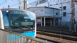 【EH200 ブルーサンダー】EH200-4牽引 貨物列車 5861レ 2017年11月7日 鶴見駅