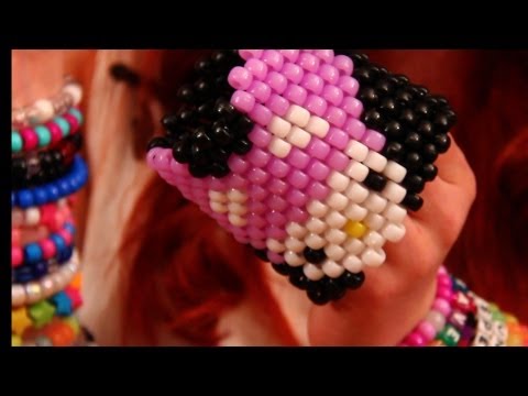 How to Make a Kandi Cuff - Deadmau5 Hello Kitty! How to Make a Kandi Cuff - Deadmau5 Hello Kitty!