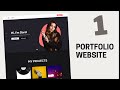 How To Design A Responsive Portfolio Website Using HTML, CSS & JavaScript [Part 1]