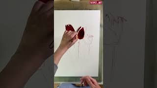 Watercolor tutorial - tulips // акварельный урок - тюльпаны, этюд с натуры