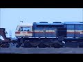 powerful locomotives with bobyn rake 9000 hp wdg4d wdg4 emd over wainganga river