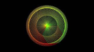 How to Create a Mesmerizing Colorful Circular Pattern with Python's Turtle Module | #pythonturtle