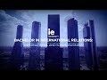 International and social business - Bachelor in International Relations