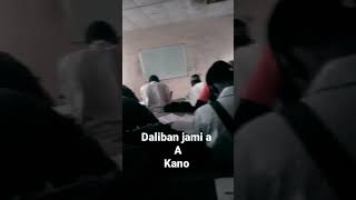 daliban Jami a a Kano a yau suna taya buhari murna