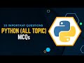 Python MCQs l Top 20 Python Interview Questions and Answers l Tpoint Tech