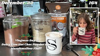 Dairy Free Hot Chocolate Powder and Marshmallow Fluff! | Vlogmas 2022 | Off Grid Australia 164