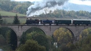 Lok. 422 Steam train ride - Hronska Dubrava - Banska Stiavnica 2009