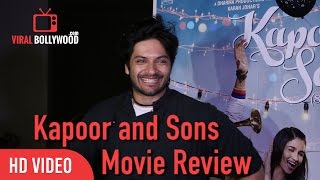 Kapoor and Sons Movie Review By - Ali Fazal | ViralBollywood Entertainment
