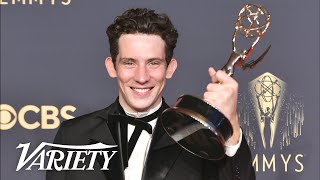 'The Crown' Best Actor Josh O'Connor Full Backstage Speech - 2021 Emmy Awards