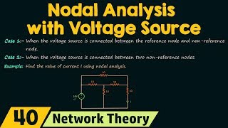 Nodal Analysis with Voltage Source