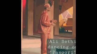 Ali Sethi dancing on Shae Gill's "Pasoori" | Coke Studio | Season 14 | Musical Journey