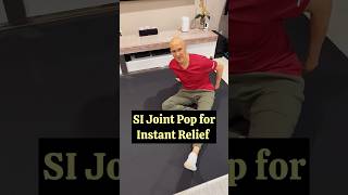 SI Joint Pop for Instant Relief! #drmandell #health #lowbackpain #stretch #pop