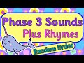 Phonics | PHASE 3 Sounds in RANDOM ORDER Plus Rhymes 😊 | Miss Ellis 💜 #phase3phonics