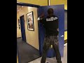 Rampage Jackson DESTROYING a door