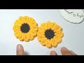 🌻😍ถักดอกทานตะวัน sunflowers crochet easy step by step