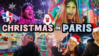 CHRISTMAS IN PARIS🎄🇫🇷 | SoloTrip✈️ |  Bayanghara adventure aayipoyi🎢🤣 | thejathangu😉