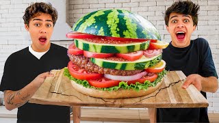 Cooking Burgers Using The Wrong Ingredients!
