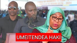 HUYU NDIYO BITEKO 'APASUA' MAKAVU MBELE YA RAIS SAMIA \