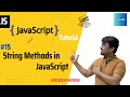 [#15]  String Methods in JavaScript | JavaScript Tutorials in Hindi  | 2023
