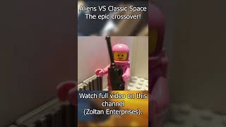 Aliens VS Classic Space #lego #legospace  #aliens #alien #xenomorph