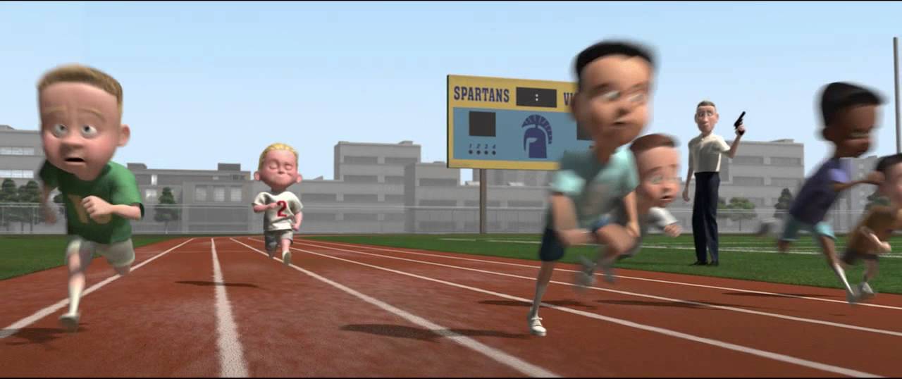 The Incredibles Race Scene - YouTube