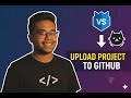 How to Upload Local Project from VS Code to GitHub | Step by Step Tutorial for Beginners