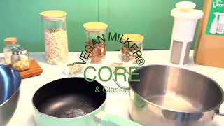 How to make vegan milk with Vegan Milker Core - Plant-based milk maker with plastic tamper