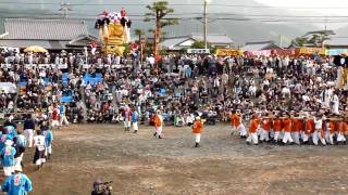 2009.10.17 西条祭り飯積神社祭礼（神社前河川敷）3