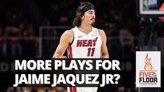 Miami Heat: More plays for Jaime Jaquez, Jr.? | Five on the Floor