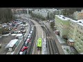 olsztyn budowa linii tramwajowej nr 4 i 5 całość trasy dji mini 3 pro 4k