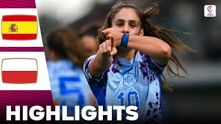 Spain vs Poland | Highlights | U17 Women's European Championship 09-05-2024