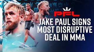 Jake Paul Signs Most Disruptive Deal in MMA History w/ Professional Fighters League