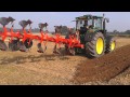 John Deere 6190R with RW 8 Gregoire Besson Plough