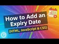 How to Add an Expiry Date to a Web Page (HTML, JavaScript & CSS)