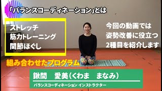 バランスコーディネーション紹介動画#自宅トレーニング#姿勢改善