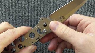 Benchmade Barrage Axis Assist Mechanism -- Part 1 -- Setting the Coil Spring