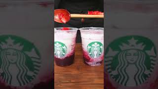 【スタバ再現レシピ】海外限定のピンクドリンク🍓🥤