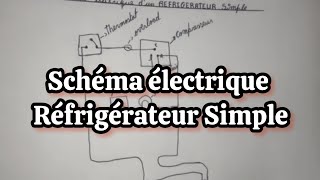 Schéma électrique d’un réfrigérateur simple