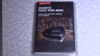Suunto Foot Pod Mini unpack