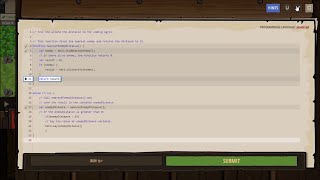 Blind Distance CodeCombat