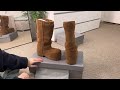 balenciaga alaska fur high boots распаковка и обзор