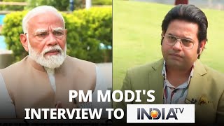 PM Modi's interview to Saurav Sharma of IndiaTV channel