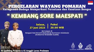 #live Pergelaran Wayang Pomahan Ki Gadhing Panjalu & Ki Anggit Laras P Lakon 