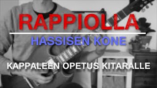 Pala Palalta: Rappiolla - Hassisen Kone (OPETUS KITARALLE)