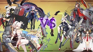 【アズールレーン演習】シリアスほぼ完成 三空母と共にガチ天龍門に挑む【Azur Lane-PvP】Sirius+half USN Fleet